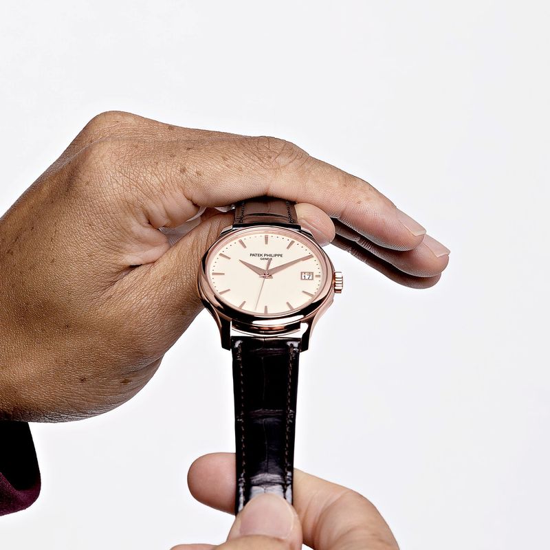 Patek Philippe Calatrava 5227R rose gold dress watch