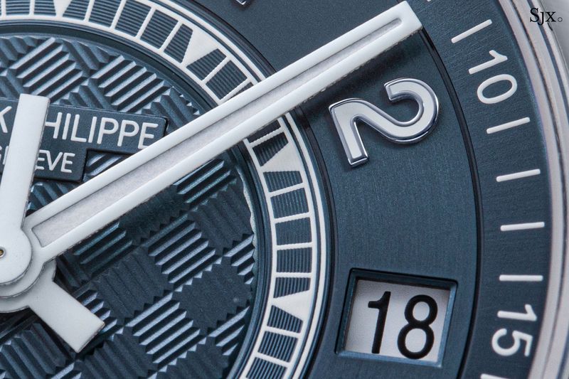 הדפסת לוח חוגה של פאטק פיליפ קלטרווה מקרוב, פרט אותנטי