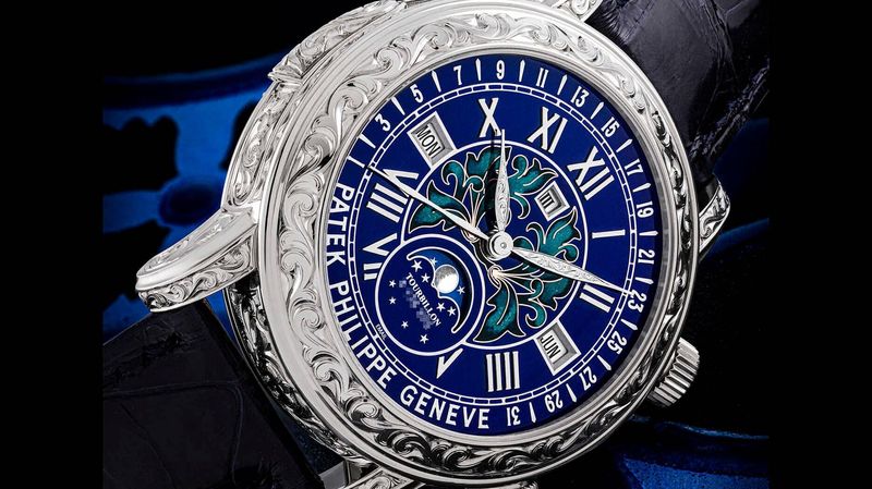 patek philippe sky moon tourbillon dial