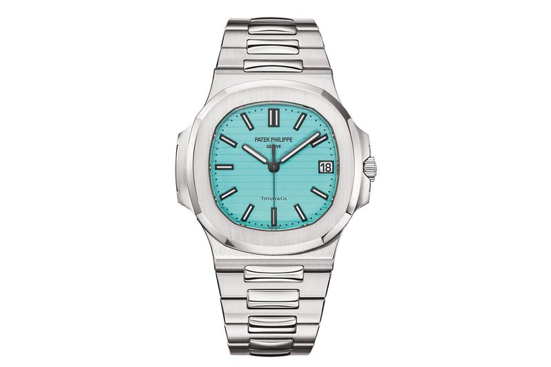 Patek Philippe Nautilus cadran bleu Tiffany