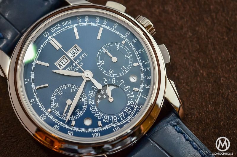patek philippe 5270p blue dial chronograph