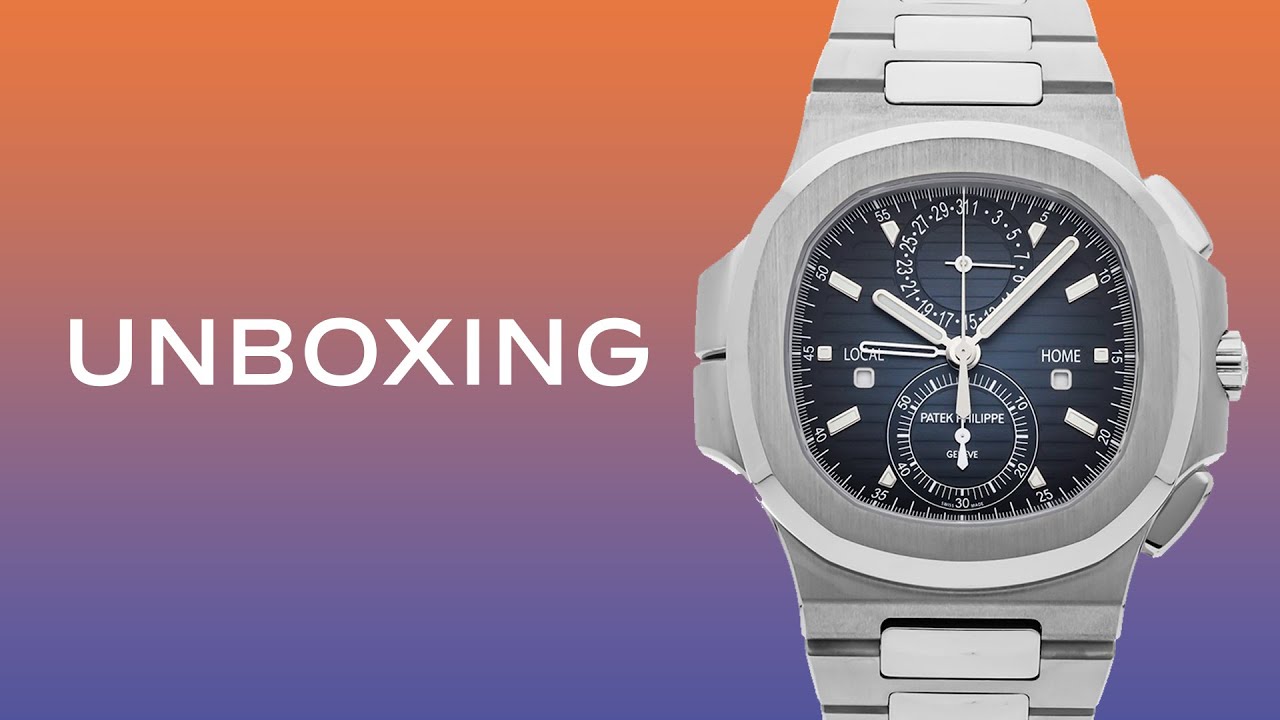 Unboxing Patek Philippe Nautilus Flyback Chronograph steel bracelet