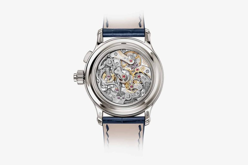 Monopusher chronograph mechanism detail