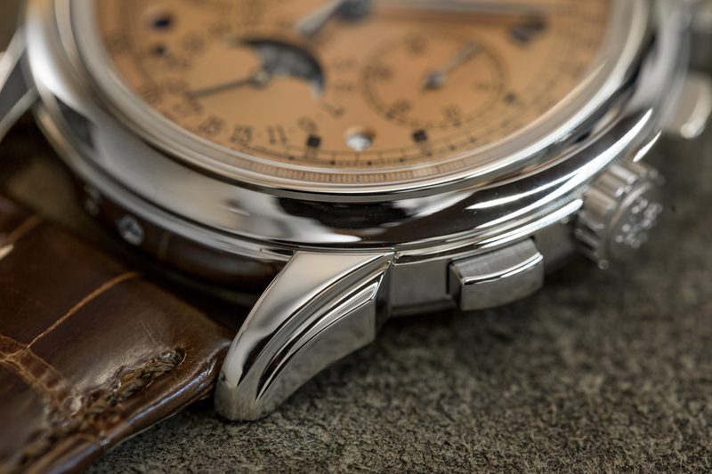 Patek Philippe salmon dial color detail