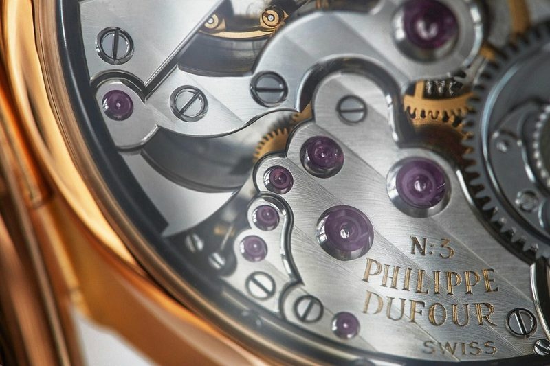 Patek Philippe case finishing and polishing detail