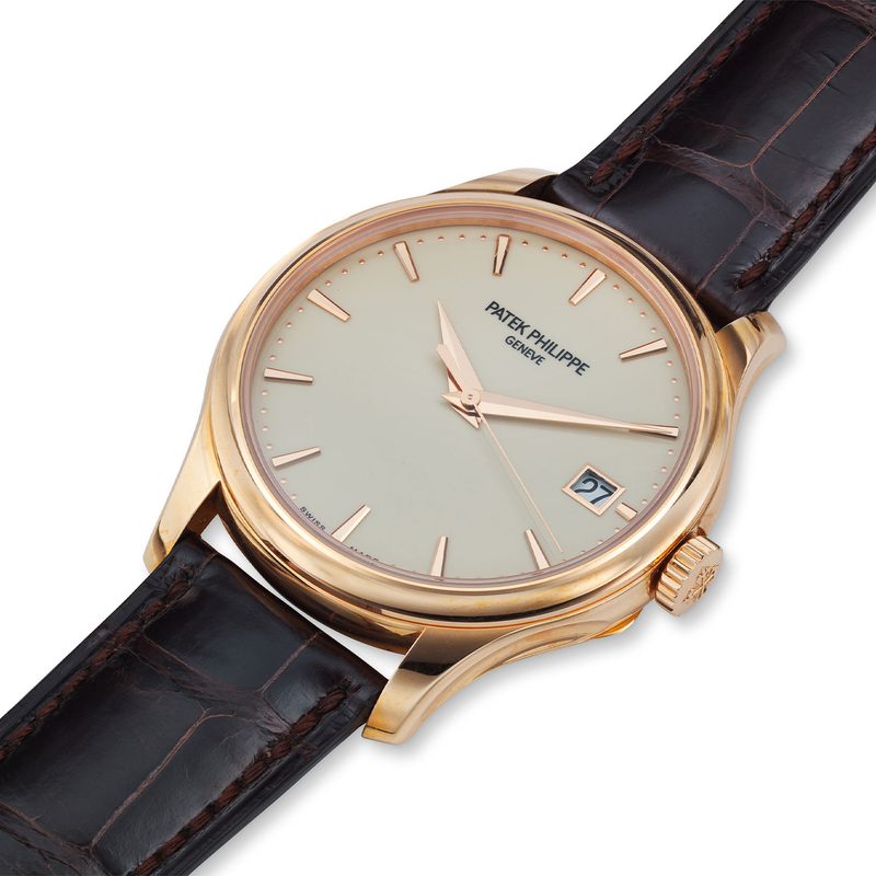 Patek Philippe Calatrava minimalist rose gold dial