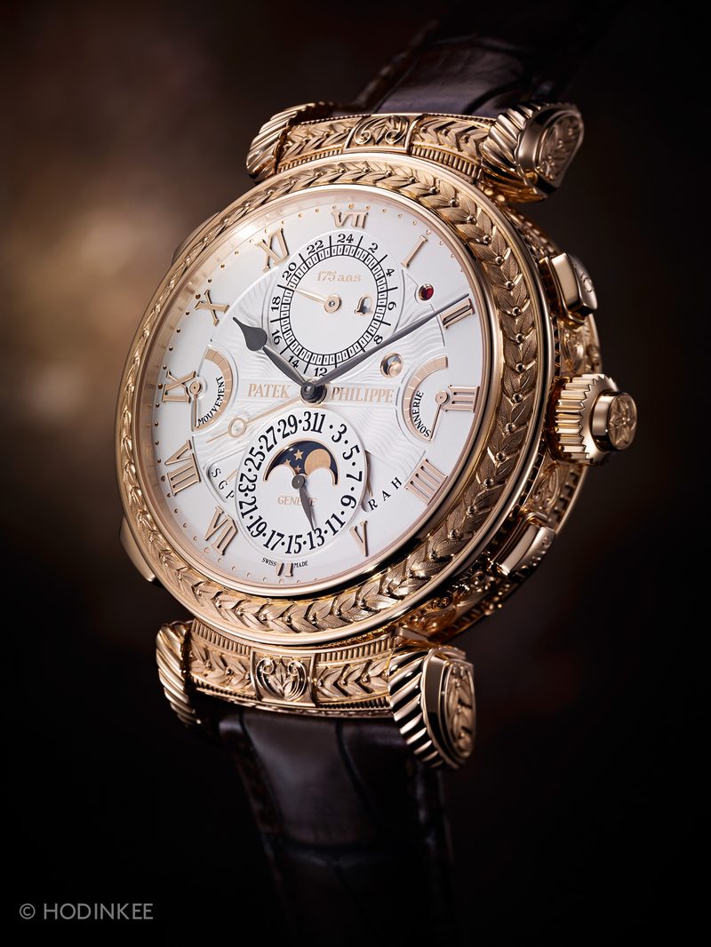 Patek Philippe Grandmaster Chime 47mm size on wrist