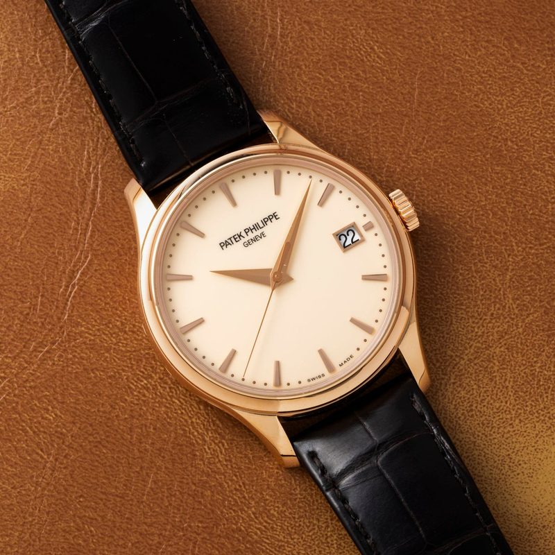 Patek Philippe Calatrava elegant gold dress watch