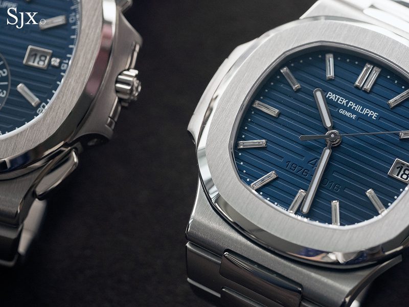 Patek Philippe Nautilus luxury watch detail