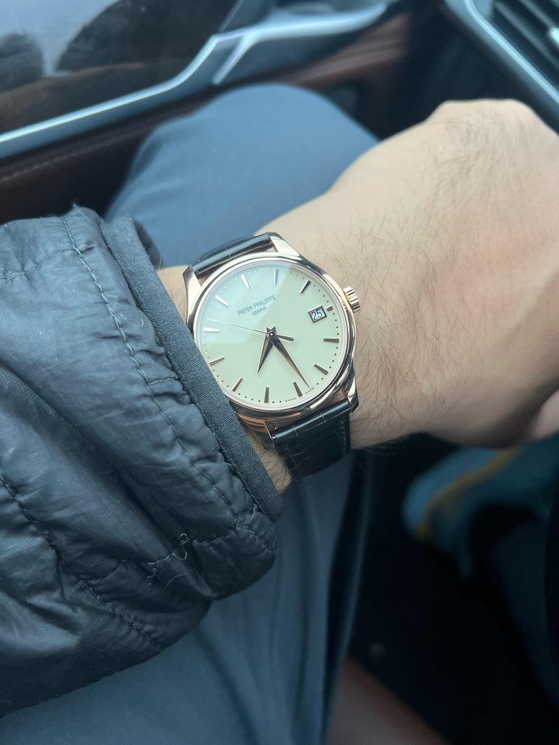 Wearing Patek Philippe watch personal daily use