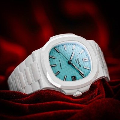Patek Philippe Nautilus – Qualitätsdetails in Makroaufnahme