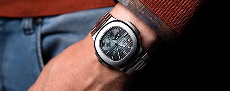 Patek Philippe Nautilus elegant wrist shot