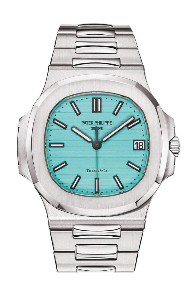 Patek Philippe Nautilus cadran bleu Tiffany
