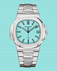 Patek Philippe Nautilus cadran bleu Tiffany